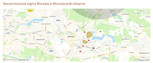 Если сравнивать экологию Щелково
