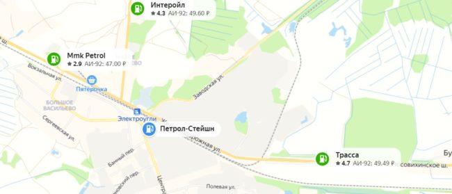 Пробки в Электроуглях