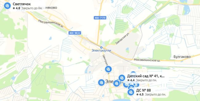 Детские сады