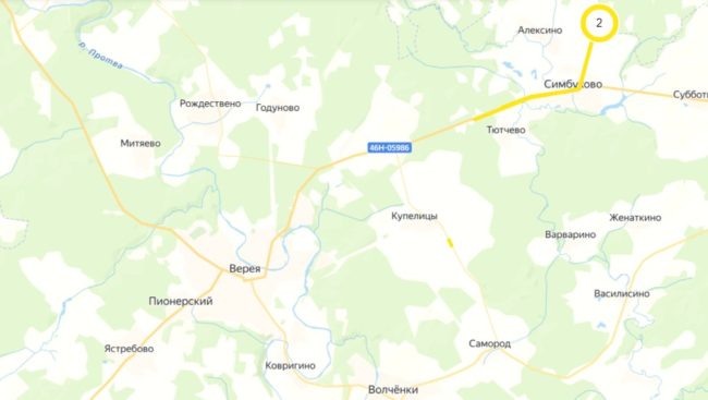 Дороги в населенном пункте