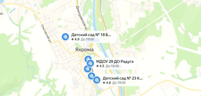 Детские сады