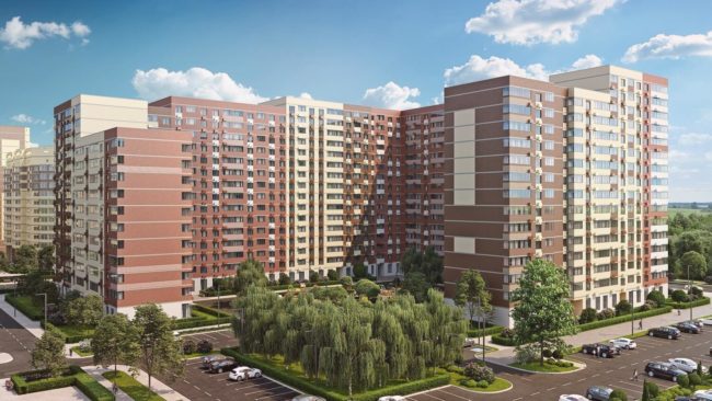 Активно ведется строительство в микрорайоне
