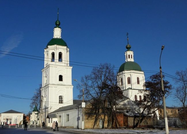 Храм построен в стиле барокко