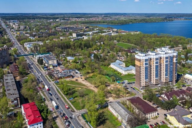 Ленинградское шоссе проходит через центр города