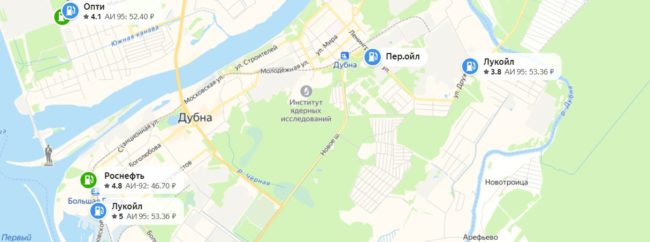 Проблем с АЗС также нет