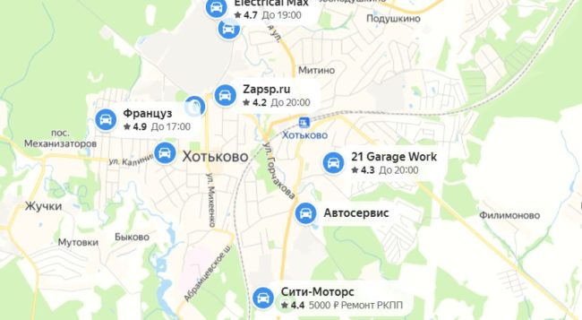Автосервис и состояние дорог