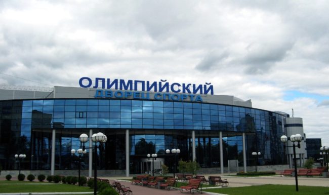 В городе много спортивных объектов