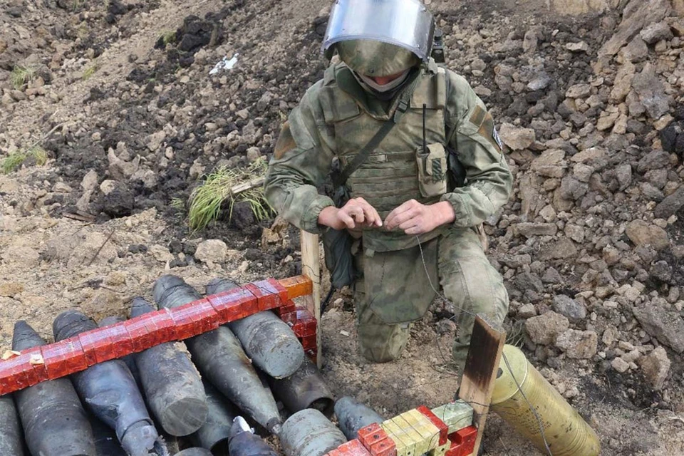 взрывотехники обезвредили снаряд