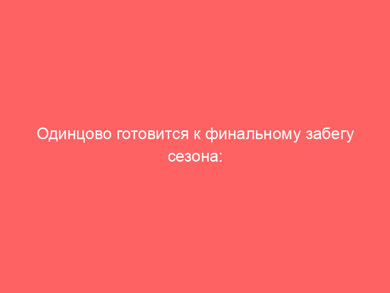 Одинцово готовится к финальному забегу сезона: кросс полумарафон «Одинцово run»
